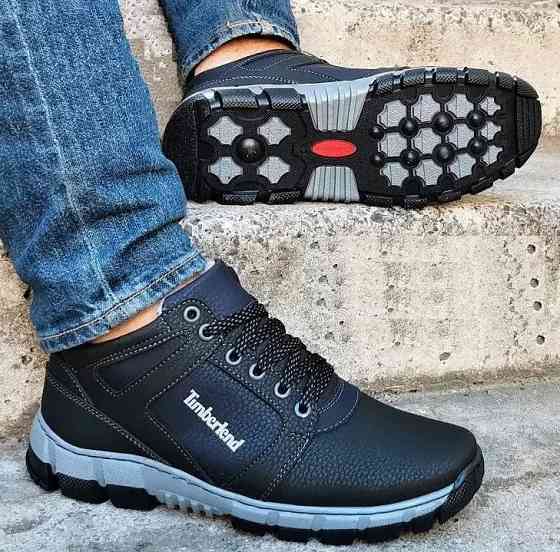 Високі Зимові чоловічі Кросівки на хутрі Чорні з Махом (розміри: 40,41,42,43,45) Відео Огляд Дніпро