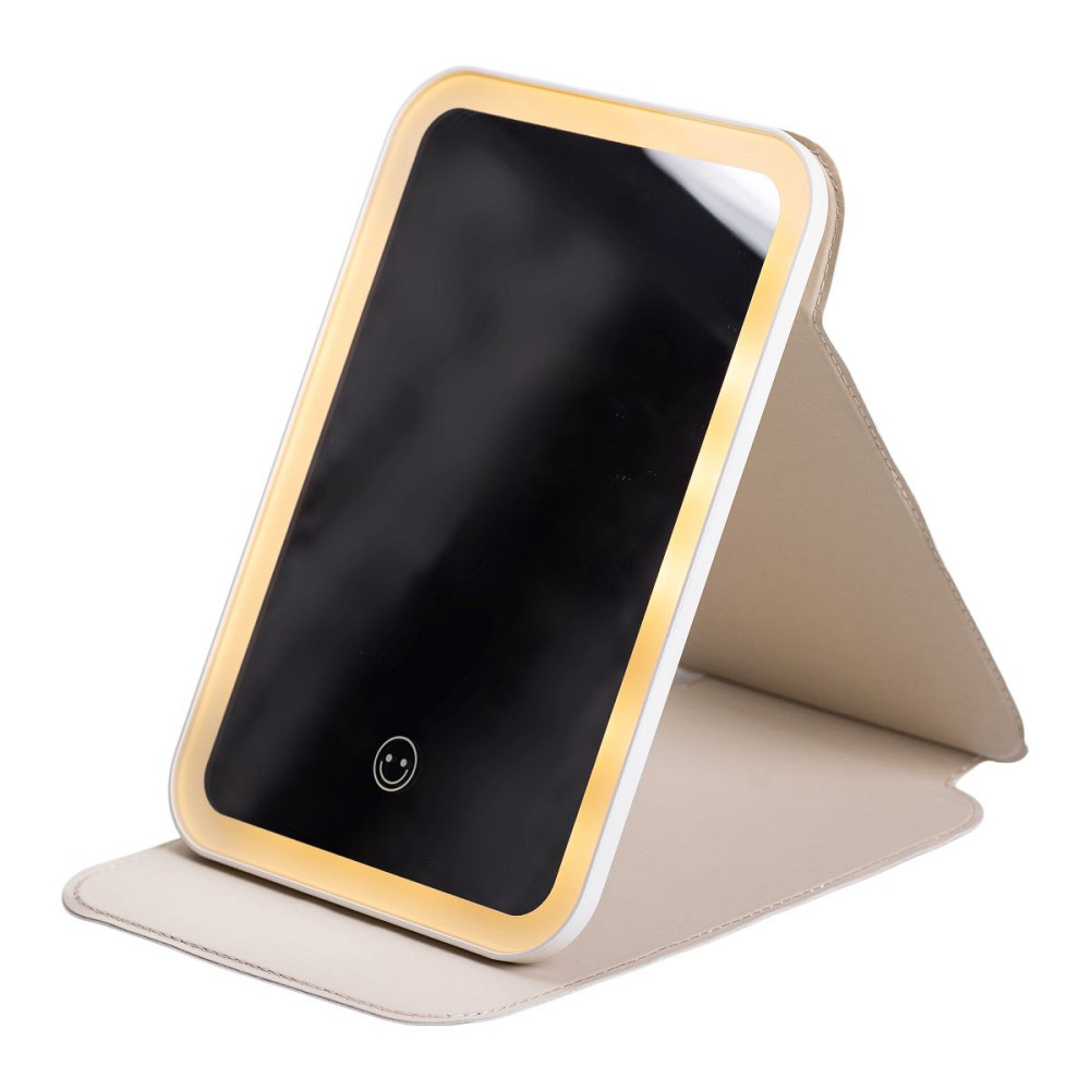 Yiwu Дзеркало з лед підсвічуванням настільне складне 19.5х13.5 см косметичне для макіяжу HP-10- Коломыя - изображение 6