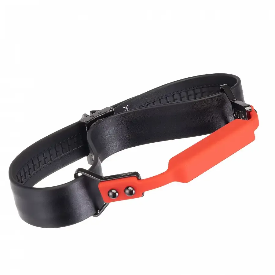 Шкіряний кляп з 2-ма насадками LOCKINK Ball-Gag & Gag-bite Set - Black Львов - изображение 6