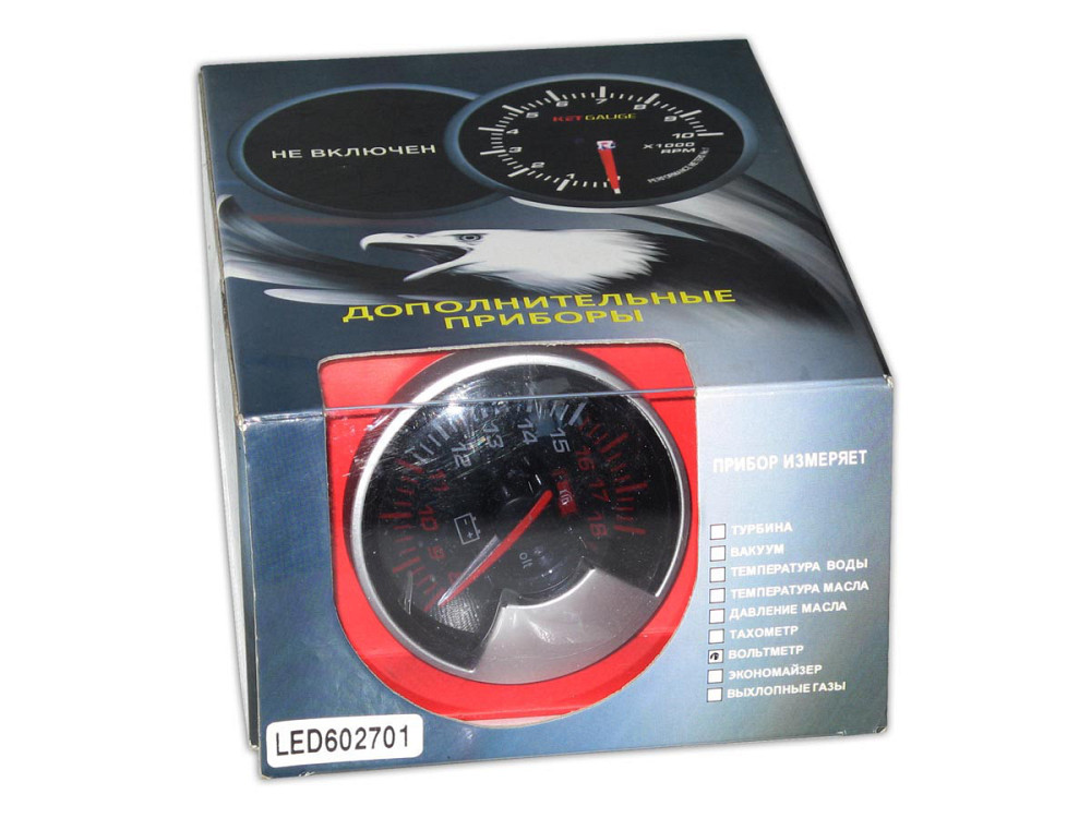Тахометр стрілочний 602705 d60мм у корпусі на ніжці Вінниця - фото 1