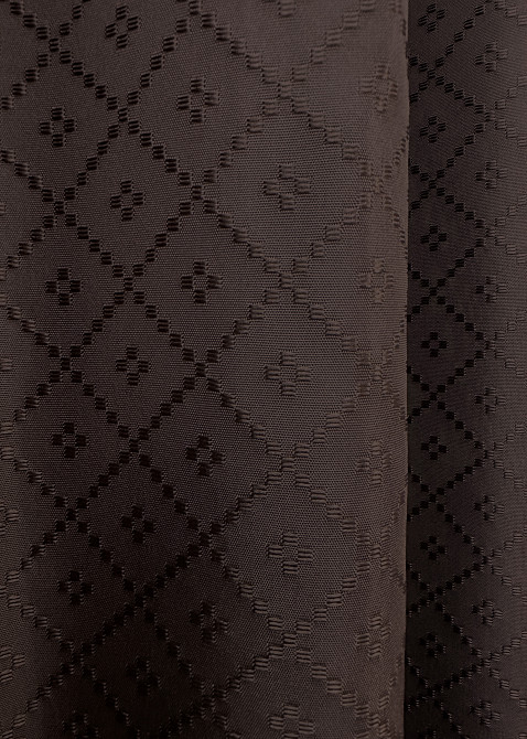 Комплект готових штор VR-Textil Жакард № 1746ш Коричневий 145х270 см 2 шт (33-0700) Київ - фото 8