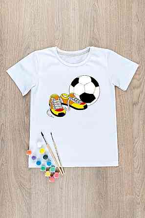 Футболка-раскраска детская 