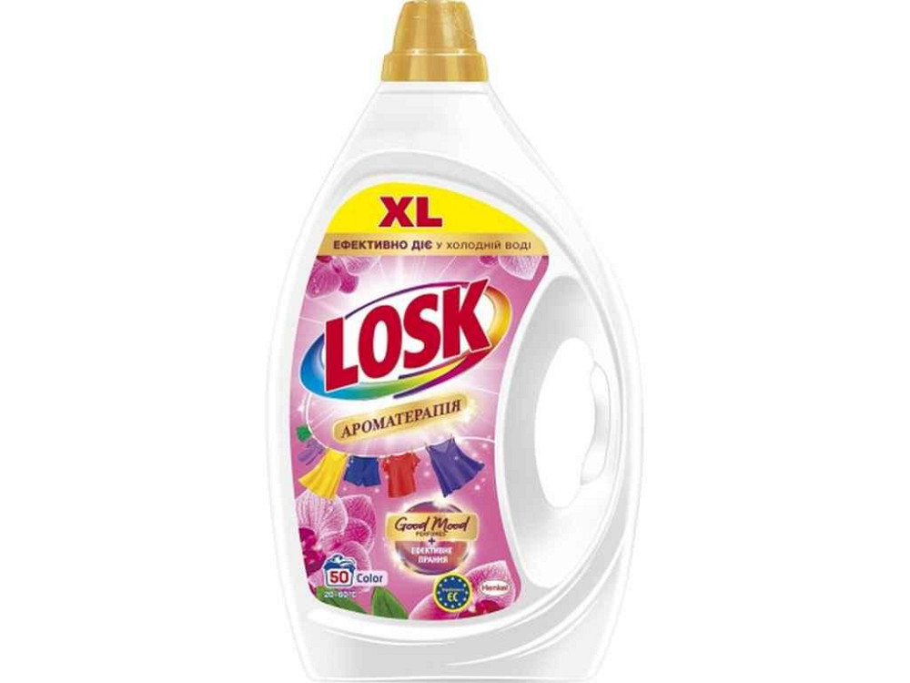 Гель для стирки 2,25л Колор Малазийский цветок ТМ Losk Киев - изображение 1