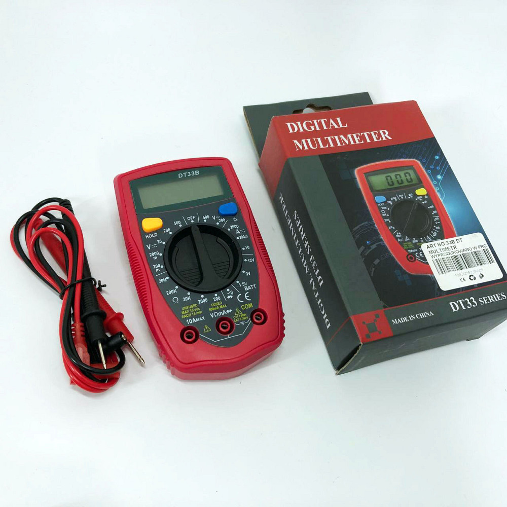 Мультиметр тестер напряжения 33 B DT DIGITAL, Тестер профессиональный, VK-153 Электронный мультиметр Киев - изображение 1