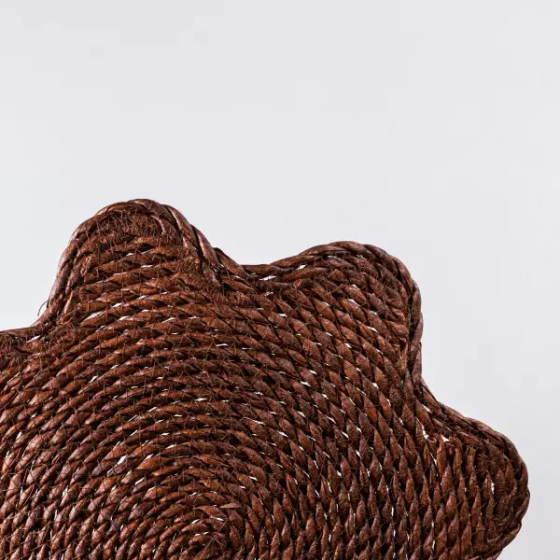 Серветка сервірувальна на стіл Ø38 (см) під тарілки і столові прибори Коричневий HP-35-1BR Коломыя