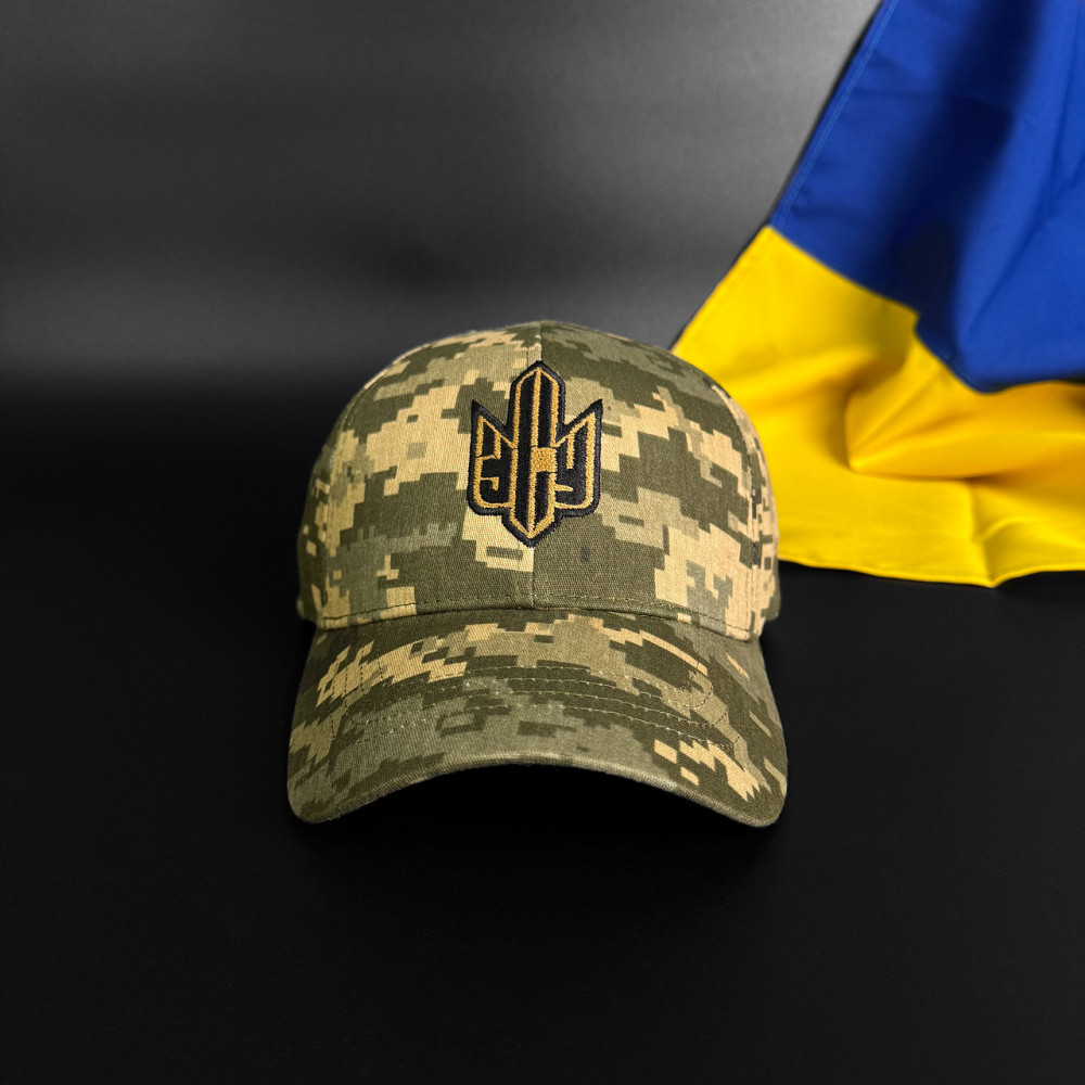 Бейсболка (кепка) піксель ЗСУ з вишивкою (канвас) Запоріжжя - фото 3