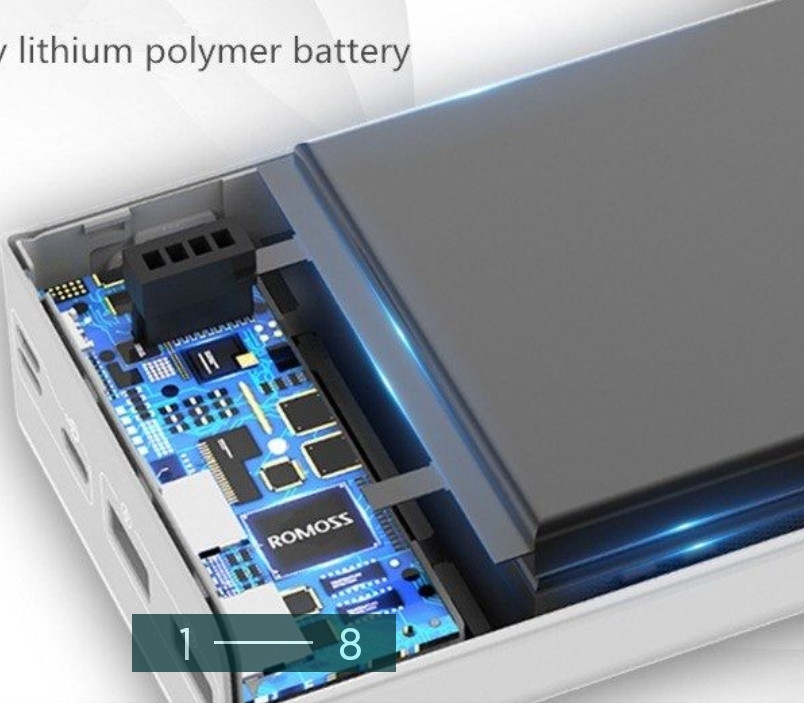 Павербанк Power Bank ROMOSS Sense 8 30000mAh. Киев - изображение 8