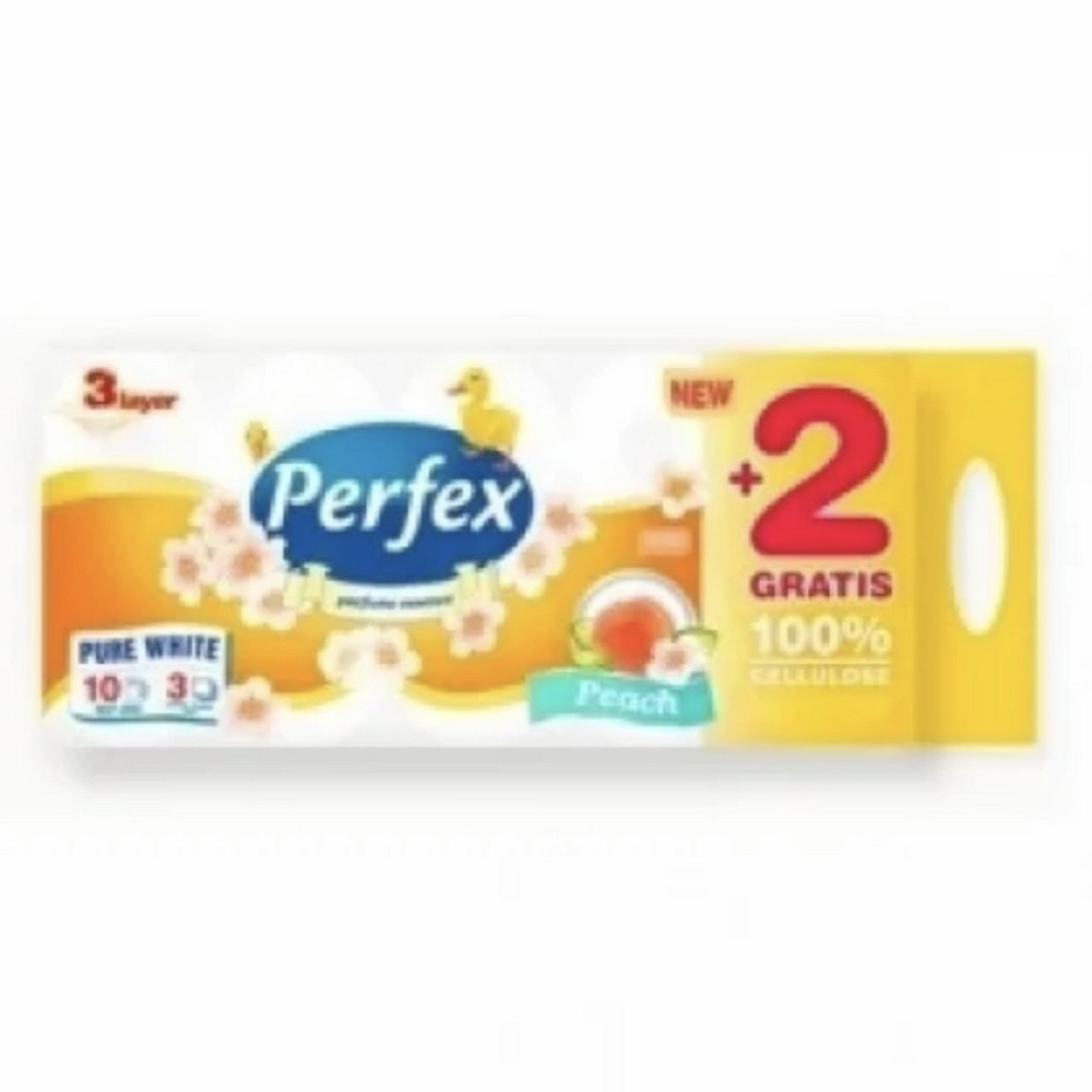 Трехслойная туалетная бумага 