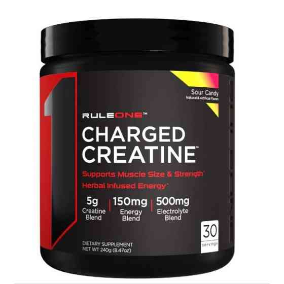 Креатин Rule One Charged Creatine 240 gram (Sour Candy) Луцьк