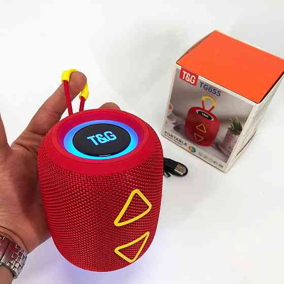 Bluetooth колонка з USB і AUX входом TG655, Портативна Bluetooth колонка AUX Стерео переносна WP-51 Івано-Франківськ