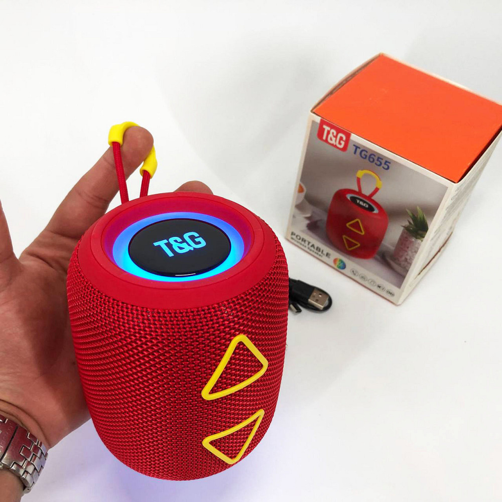 Bluetooth колонка з USB і AUX входом TG655, Портативна Bluetooth колонка AUX Стерео переносна WP-51 Івано-Франківськ - фото 1