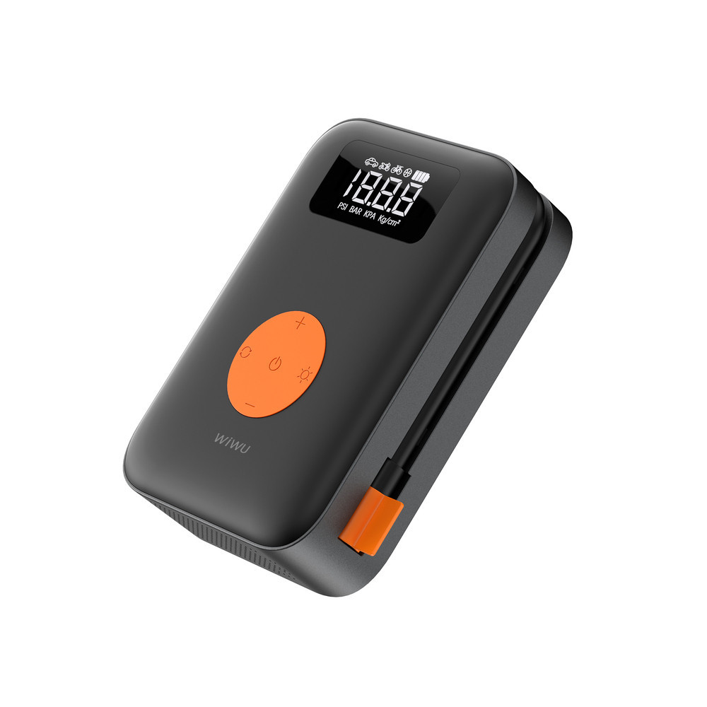 Автомобільний насос WIWU Portable Cordless Tire inflator Wi-Ai003 Black Одеса - фото 4