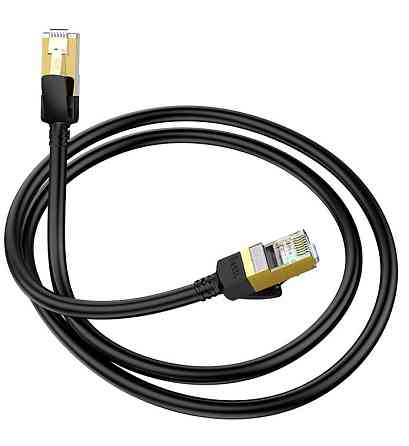Кабель мережевого LAN RJ45 HOCO US02 Level copper gigabit, 1 м, чорний Винница
