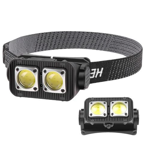 Налобний ліхтар K372/L-31-2COB(White+Red), Motion Sensor, Li-Ion акумулятор, індикація заряду, ЗП T Дніпро - фото 4