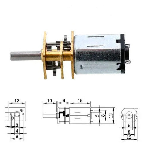 Микродвигатель 12GAN20 с планетарным редуктором 30 об/мин Киев - изображение 6