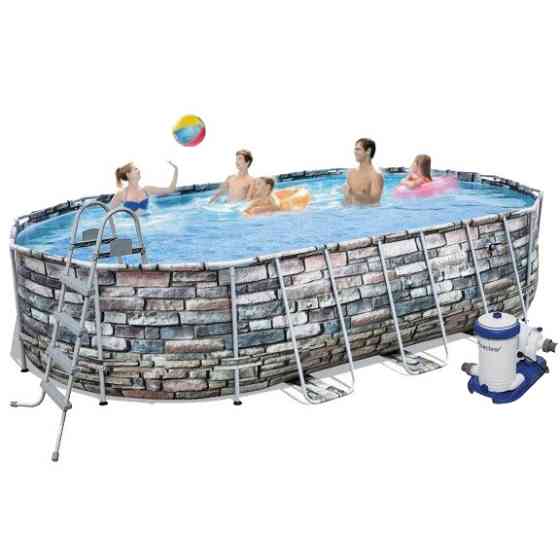 Бассейн каркасный Bestway 56719 (610-366-122см), 20241 л Винница