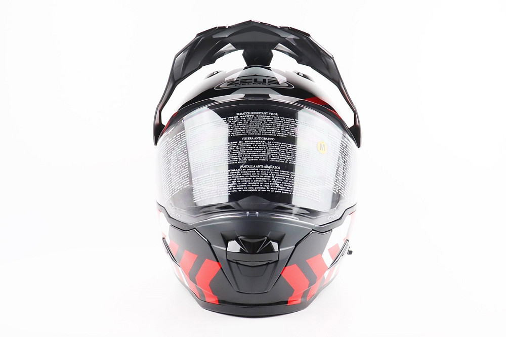 Шолом кросовий/ендуро/АТV SOLID ZS-913 M, ЧОРНИЙ з червоно-білим Киев - изображение 4