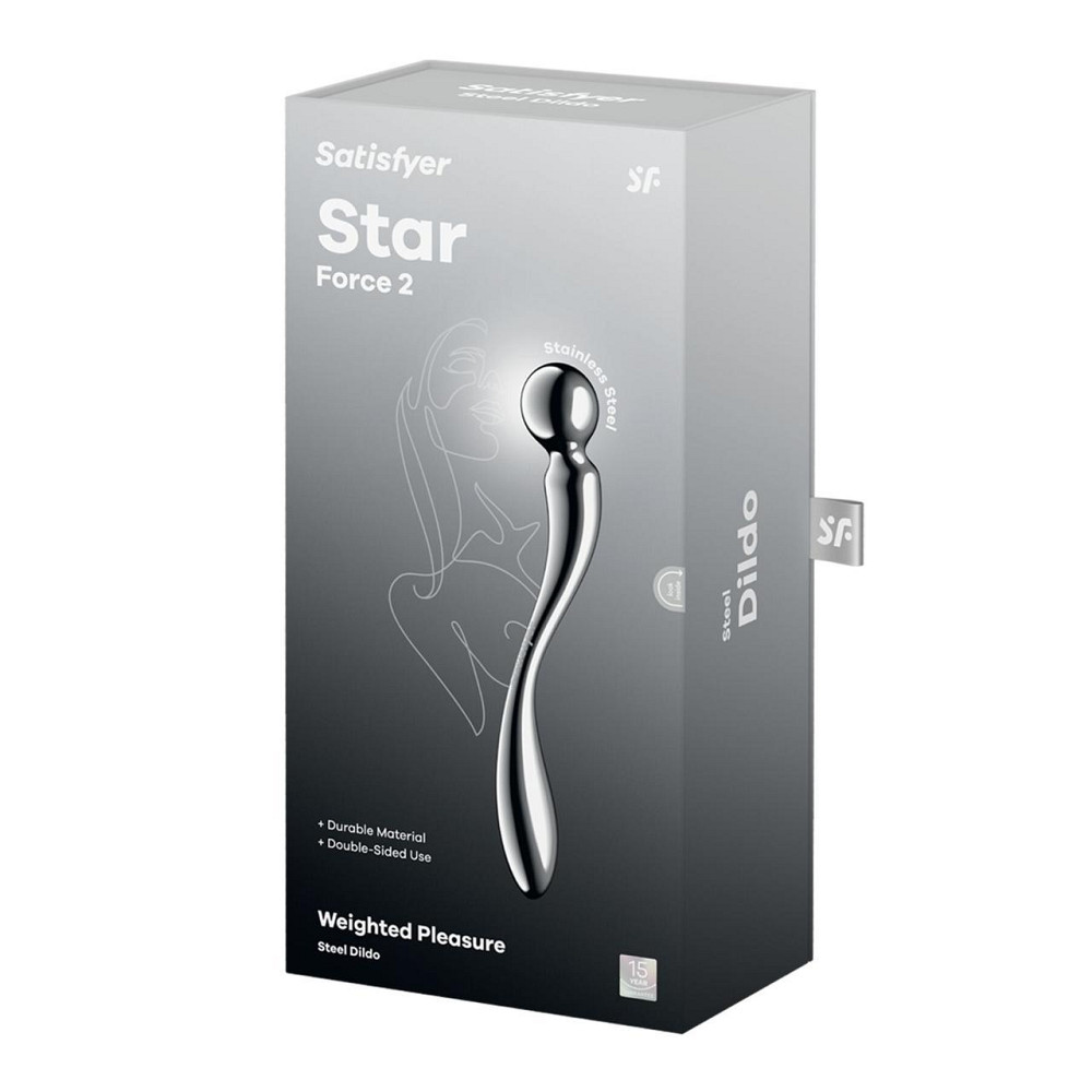 Металевий дилдо Satisfyer Star Force 2 Sex Aura Київ - фото 5