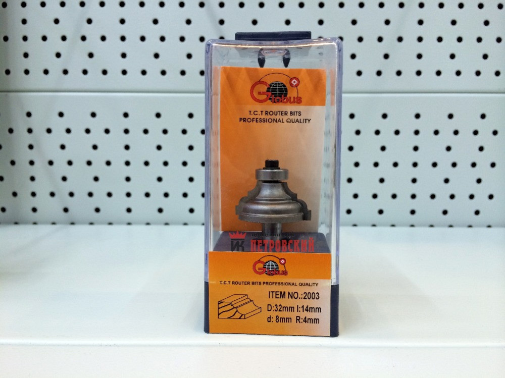 Фреза ГЛОБУС 2003 R4 кромкова калевкова Коломия - фото 1