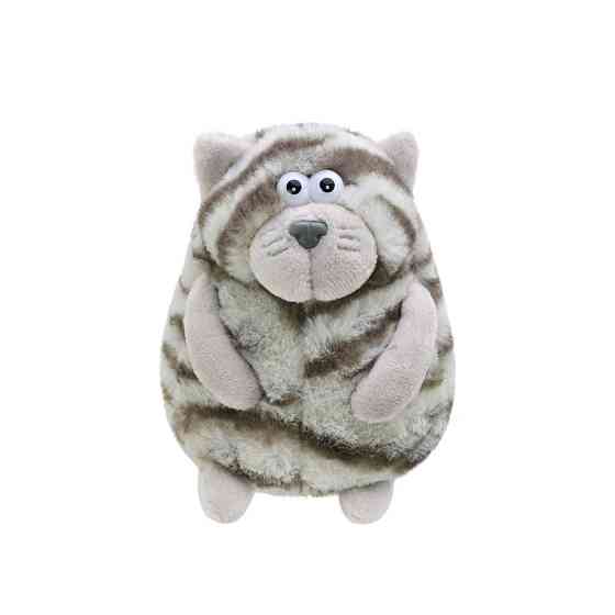 Дитяча м'яка іграшка "Кумедний кіт" C6303(Grey) розмір 13 см Вінниця