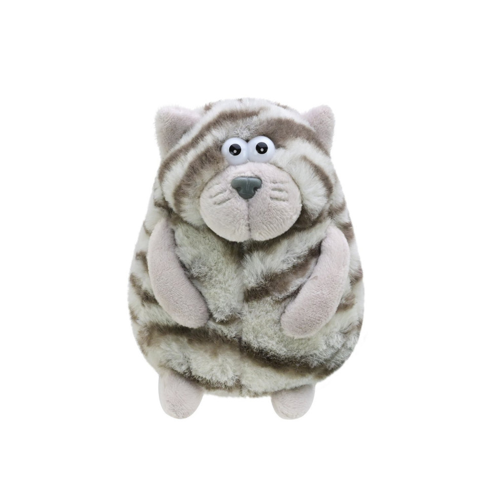 Дитяча м'яка іграшка "Кумедний кіт" C6303(Grey) розмір 13 см Вінниця - фото 1