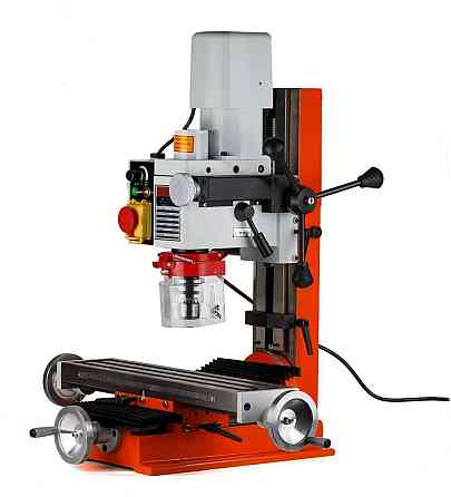 Фрезерний верстат по металу Rebiner патрон 16 мм ,Настільний свердлильно фрезерний верстат для металу 800 Вт,компактний фрезерний Львів