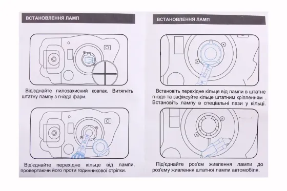 Лампа диодная   H1  12В 10000лм/5500К/50Вт/CSP3570 Cyclone с кулером Винница