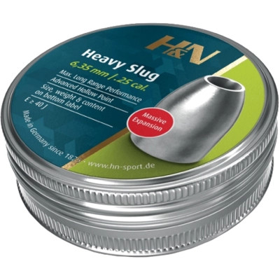Пульки H&amp;N Slug HP Heavy 6,35 мм 42 г 100 шт/уп (96363404201) Вінниця - фото 1