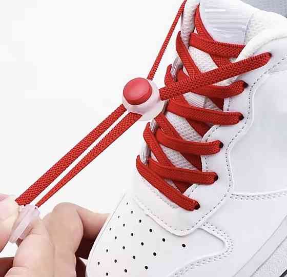 Шнурки еластичні без зав'язок з пластиковими фіксаторами Смела