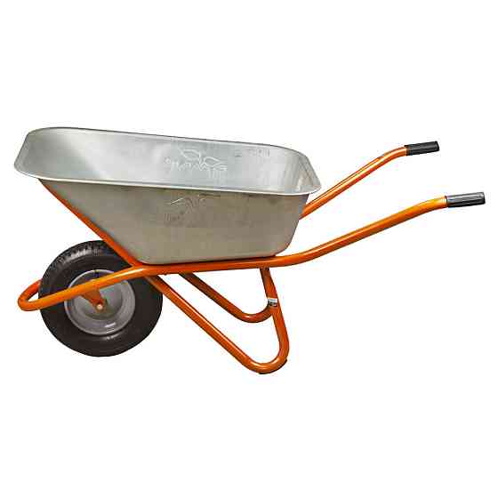 Тачка будівельна одноколісна 90 л 200 кг колесо 15" (з 5-х ЧАСтЕЙ) FLORA (5056464) Київ