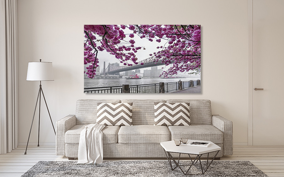 Картина холст у вітальню / спальню  Сакура    MLP_65 ( 60х30см ) 90х180см Київ - фото 2