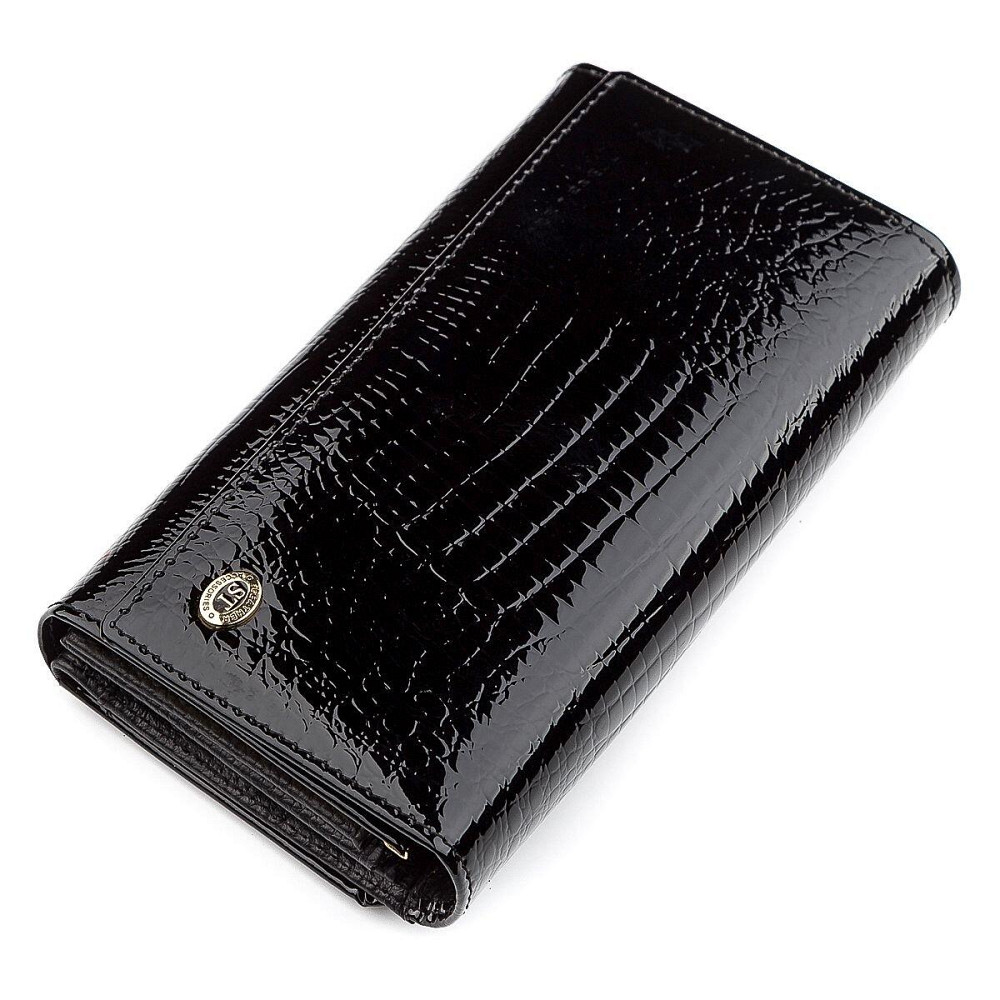 Гаманець жіночий ST Leather 18433 (S9001A) надійний Чорний Київ - фото 8