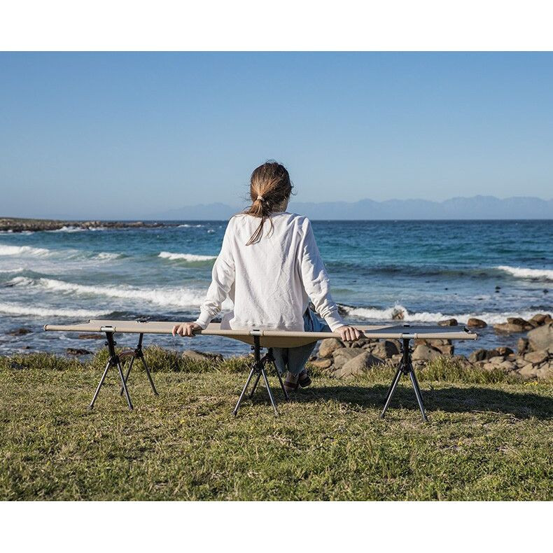 Ліжко складане Naturehike ультралегке NH19JJ006, алюміній, бежевий Київ - фото 3