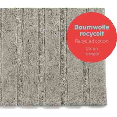 Килимок для ванної Kela Megan, сріблясто-сірий, 100х60х1.6 см (23586) (00000027714) Вінниця