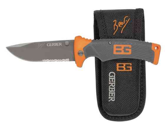 Ніж складний BG U5 з серейтором Дніпро