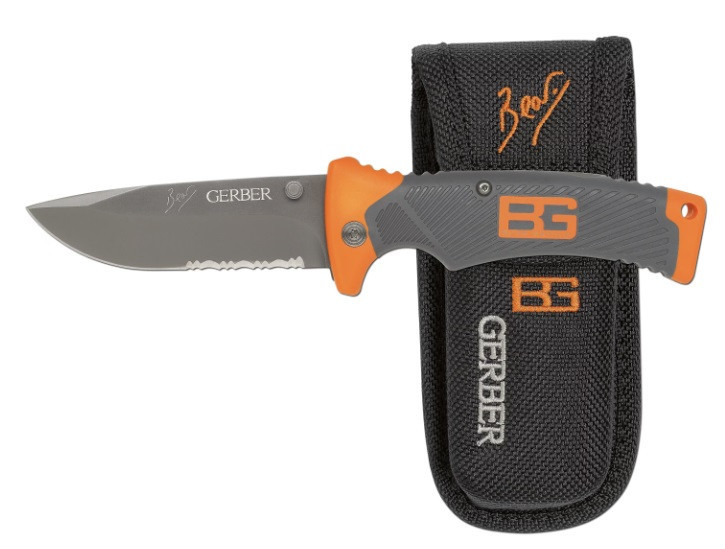 Ніж складний BG U5 з серейтором Дніпро - фото 3