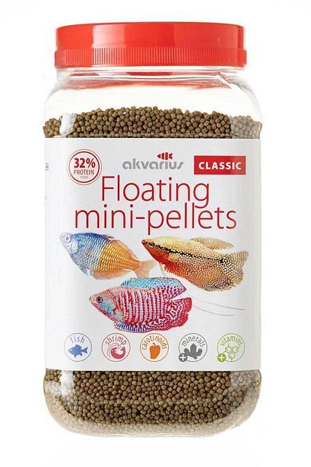 Корм для рыб Аквариус классик меню плавающие мини паллеты 250 г Винница - изображение 1