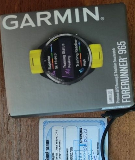 Смарт -Часы Garmin Forerunner 965 Харьков - изображение 5