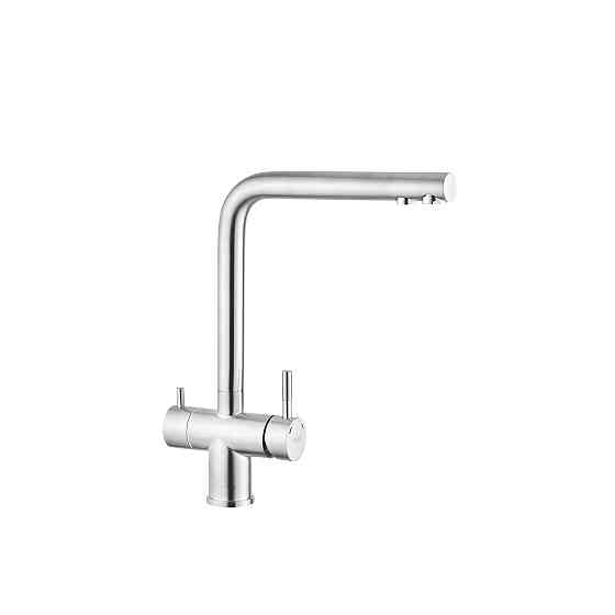 Смеситель для кухни с подключением к фильтру Kroner KRP Edelstahl Klassisch - ESG03811 сатин Киев