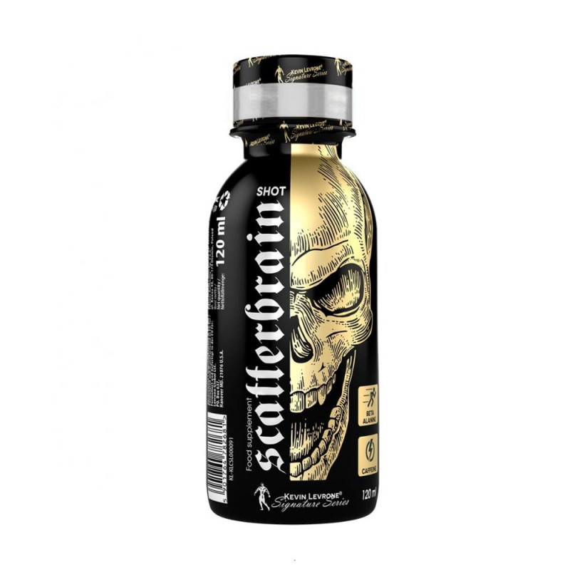 Предтренировочный комплекс Kevin Levrone Scatterbrain Shot 120 ml (Orange Cherry) Луцк - изображение 1