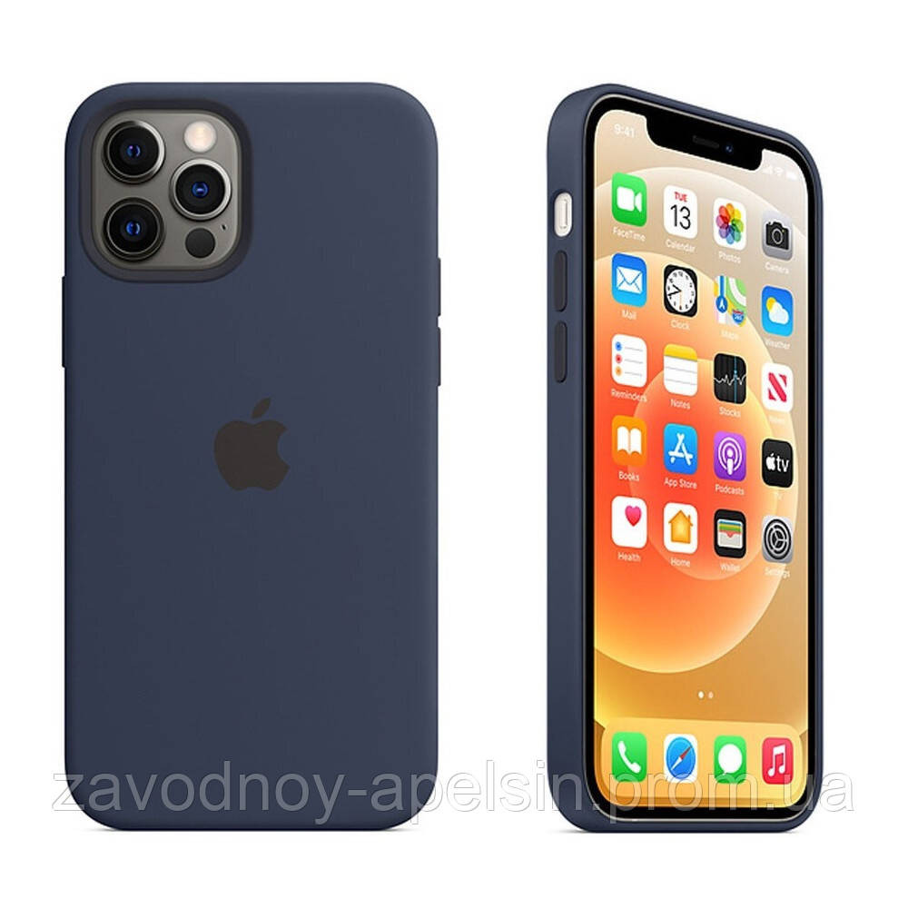 IPhone 12 Pro Max Чохол Silicone Case + MagSafe (deep navy) Одеса - фото 1