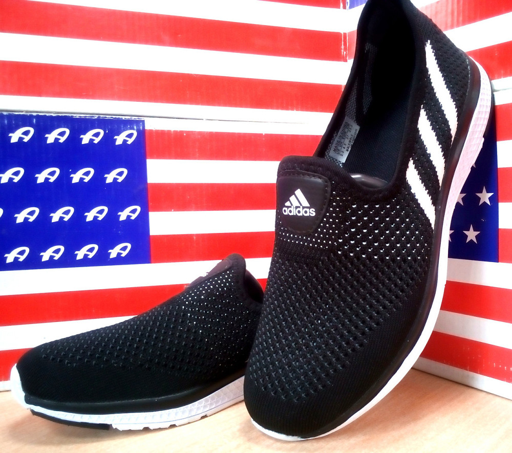 Женские Adidas Summer Liteчерные с белым Киев - изображение 2