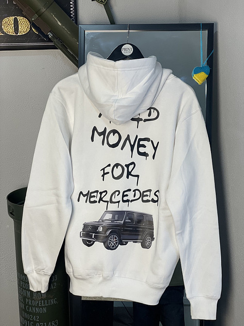 Худі - "Need money for mercedes" Чернівці - фото 1