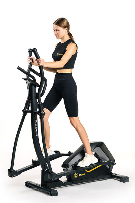 Орбітрек магнітний для домашніх тренувань із регулюванням навантаження та комп'ютером RANGER Київ - фото 6