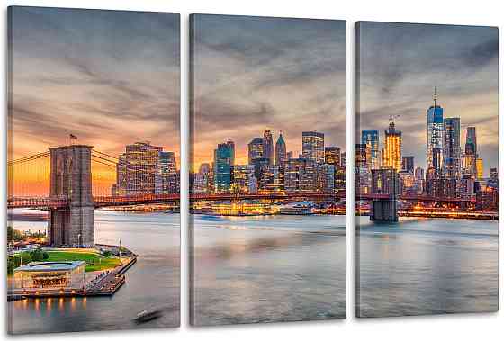 Модульная картина Город Аrt-83_3А Киев