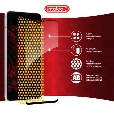 Стекло защитное Intaleo Full Glue Samsung A06 5G Black (1283126613012) Винница - изображение 7