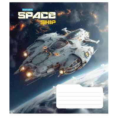 Зошит Школярик Space ship 48 аркушів лінія (048-3435L) Вінниця