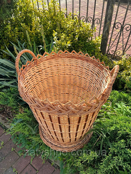 Корзина для цветов плетеная Киев - изображение 3