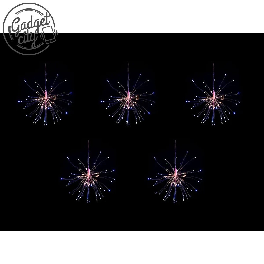 Гирлянда-штора фейерверк Мультицветная 500 ламп 7 3м*0.3м медный провод Одесса - изображение 4