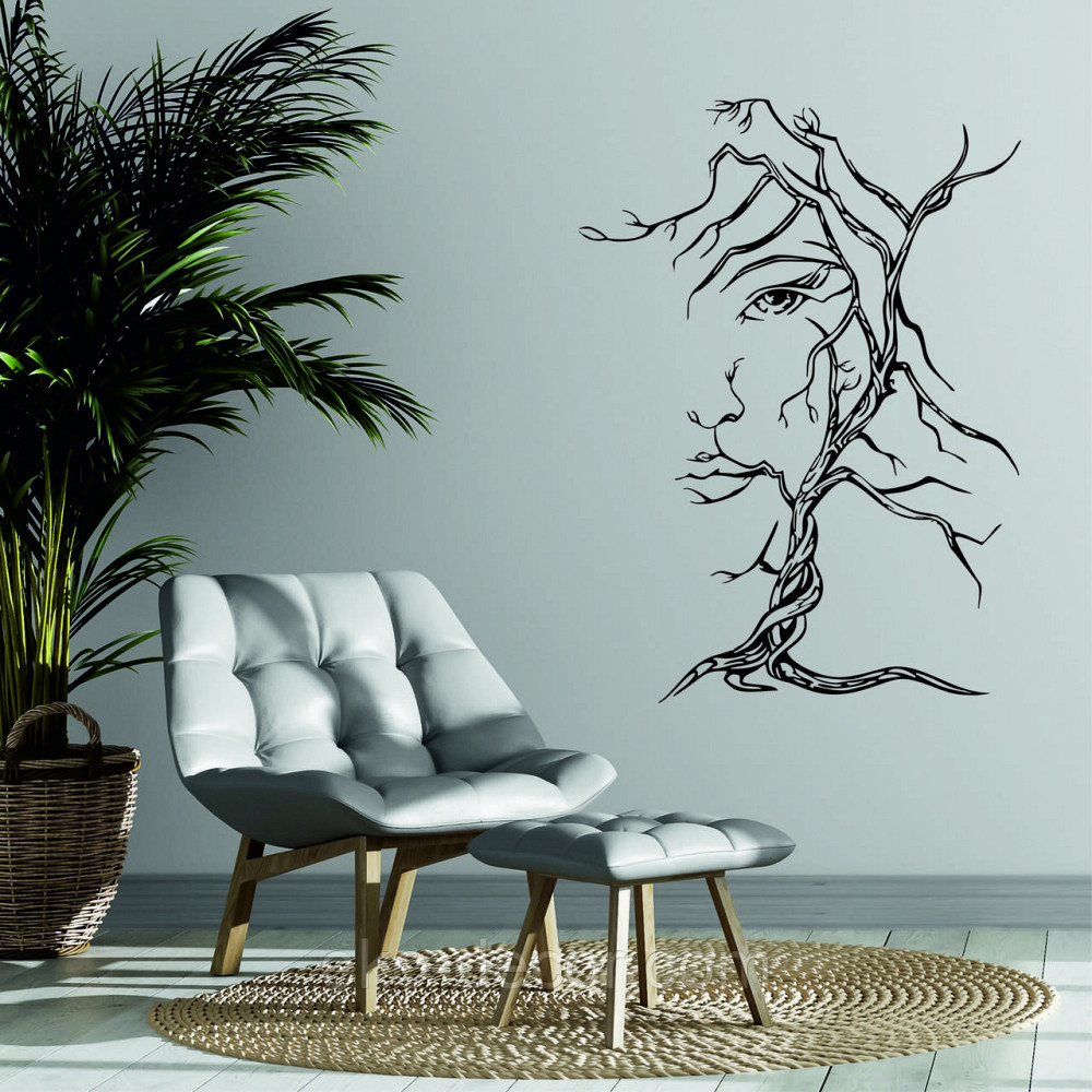 Декоративне настінне Панно «Дерево обличчя» Декор на стіну Київ - фото 1